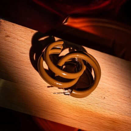 Vintage Wood Earring